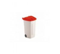 Бак для отходов Rubbermaid R002218 в комплекте с красной крышкой R039246