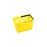 Покупательская пластиковая корзина VKF Renzel GmbH 20л, 1 ручка, желтая 